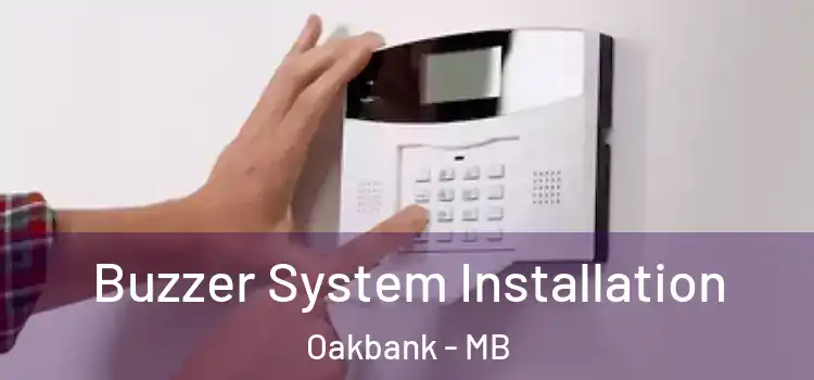 Buzzer System Installation Oakbank - MB