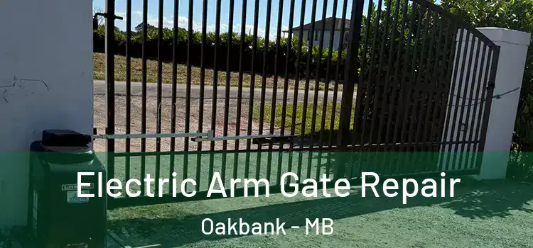 Electric Arm Gate Repair Oakbank - MB