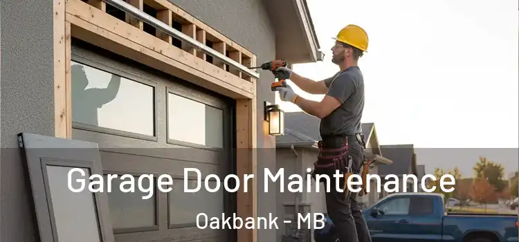 Garage Door Maintenance Oakbank - MB