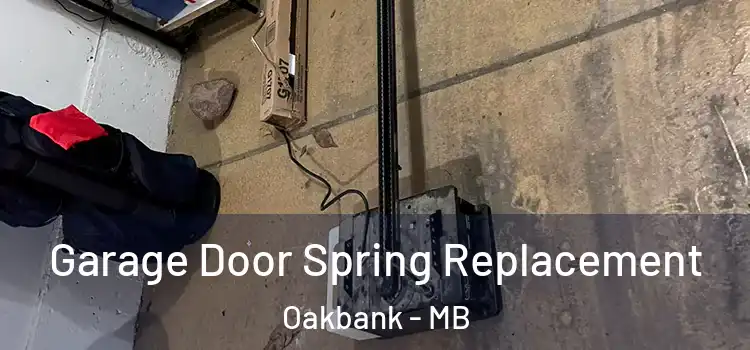  Garage Door Spring Replacement Oakbank - MB