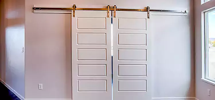 Glass Barn Door with Installation Hardware Kit Oakbank