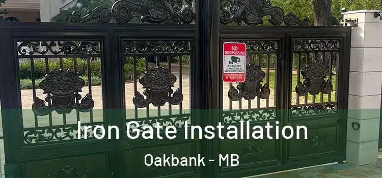 Iron Gate Installation Oakbank - MB